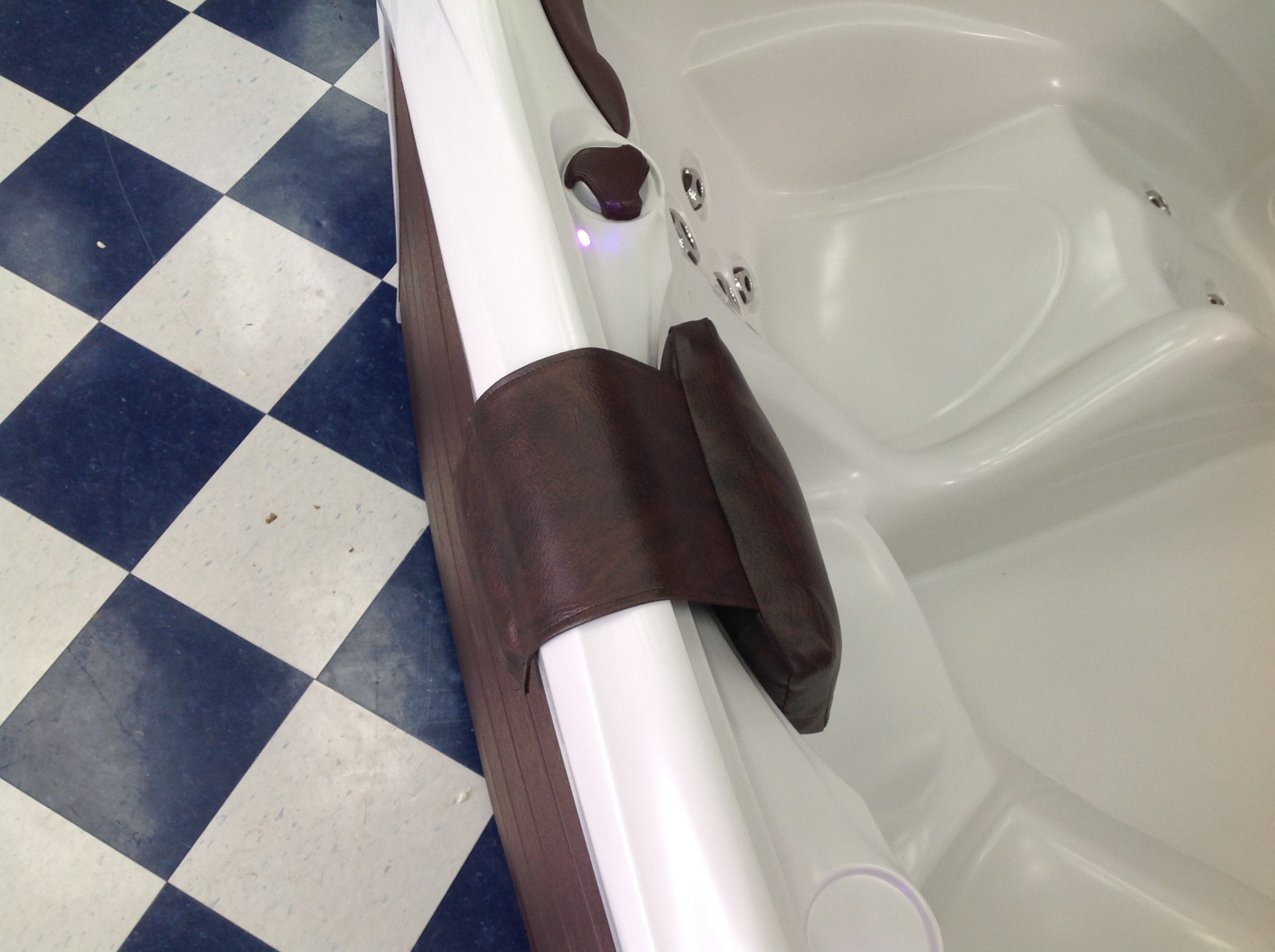 Weighted Spa Pillow Brown Clearwater Pool & Spa